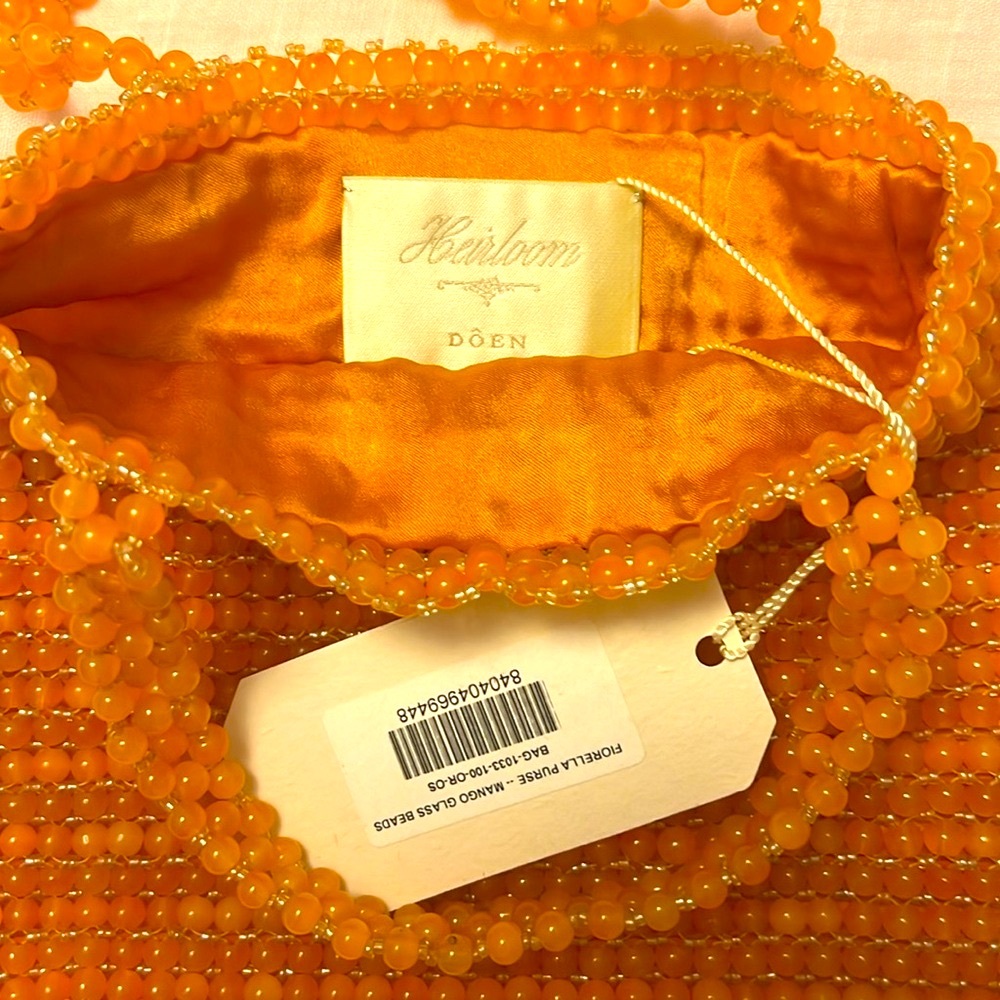 Doen Heirloom Fiorella Glass Beads Purse - Picture 2 of 3